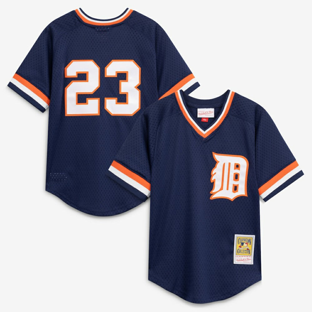 Kirk Gibson Detroit Tigers Mitchell & Ness Youth Cooperstown Collection Mesh Batting Practice Jersey Discount