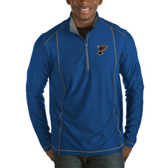 St. Louis Blues Antigua Tempo Desert Dry Half-Zip Pullover Jacket - Royal | NHL near me