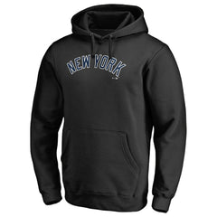 New York Yankees Official Wordmark Fitted Pullover Hoodie Outlet