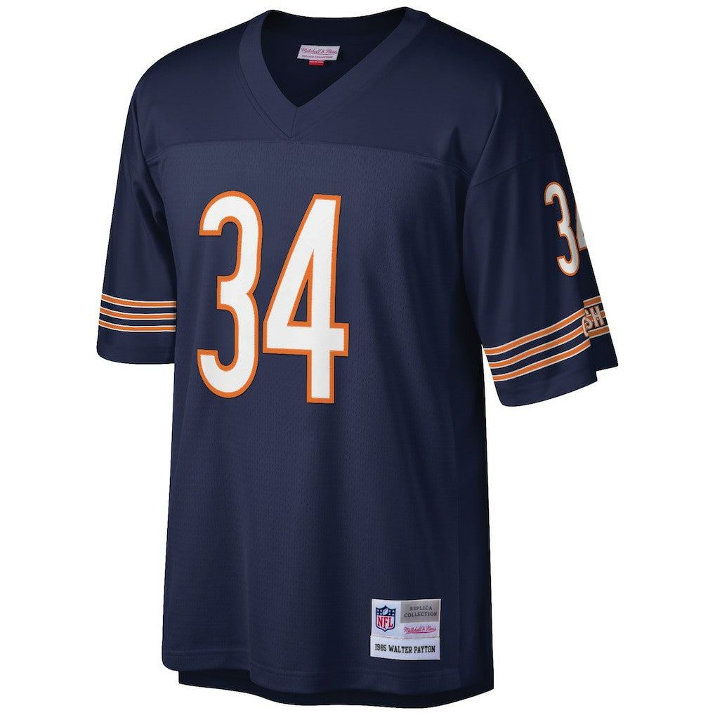 Walter Payton Chicago Bears Big & Tall 1985 Retired Player Replica Jersey - Navy - Mitchell & Ness