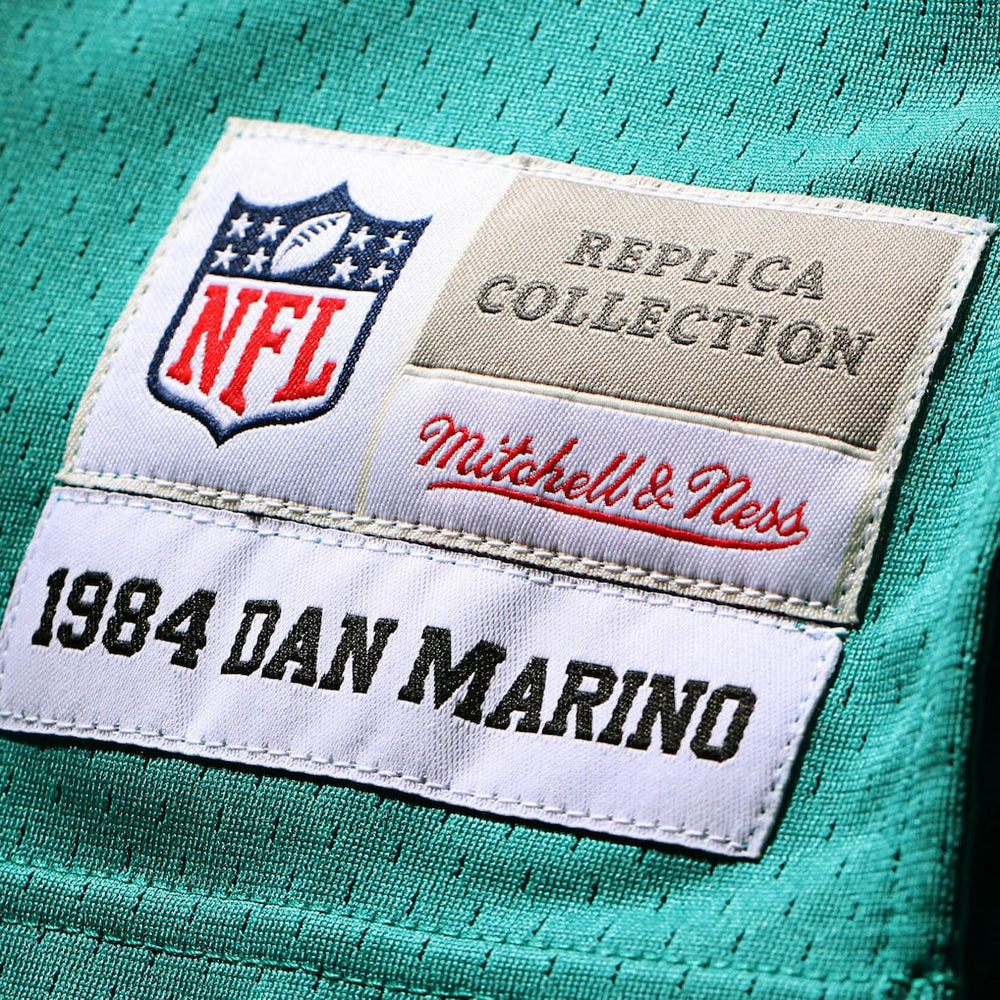 Dan Marino Miami Dolphins Big & Tall 1984 Retired Player Replica Jersey - Aqua - Mitchell & Ness