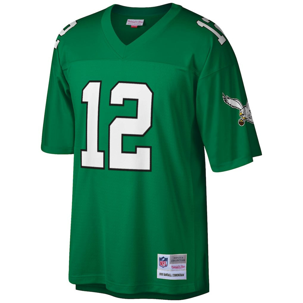 Randall Cunningham Philadelphia Eagles Big & Tall 1990 Retired Player Replica Jersey - Kelly Green - Mitchell & Ness