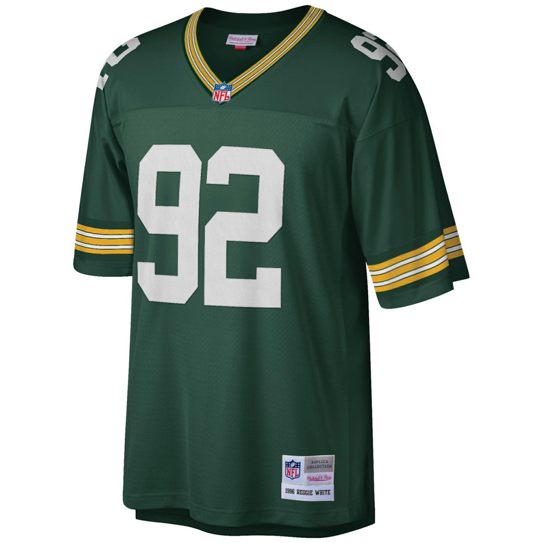 Reggie White Green Bay Packers Big & Tall 1996 Retired Player Replica Jersey - Green - Mitchell & Ness