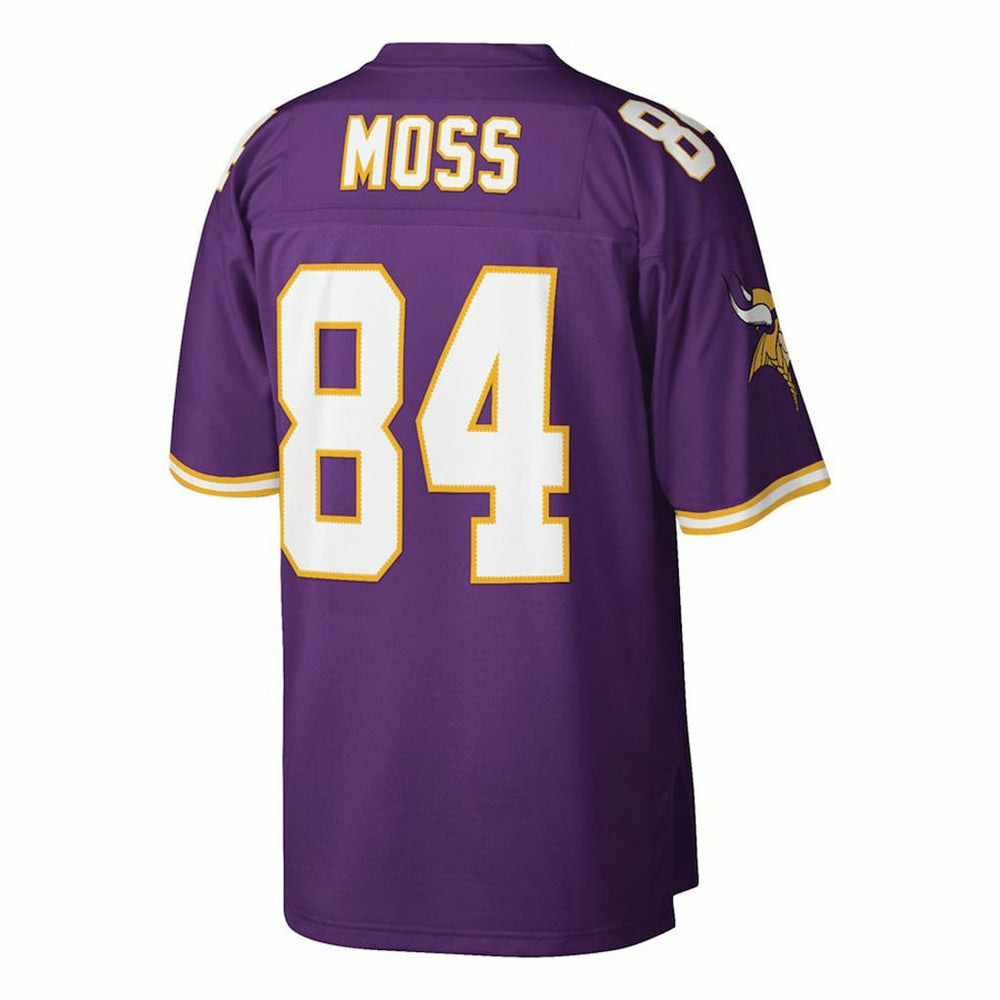 Randy Moss Minnesota Vikings Big & Tall 1998 Retired Player Replica Jersey - Purple - Mitchell & Ness