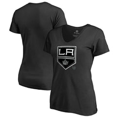 Los Angeles Kings Women's Core Smoke V-Neck T-Shirt - Black | NHL discount