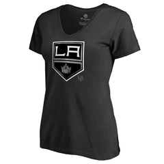 Los Angeles Kings Women's Core Smoke V-Neck T-Shirt - Black | NHL discount