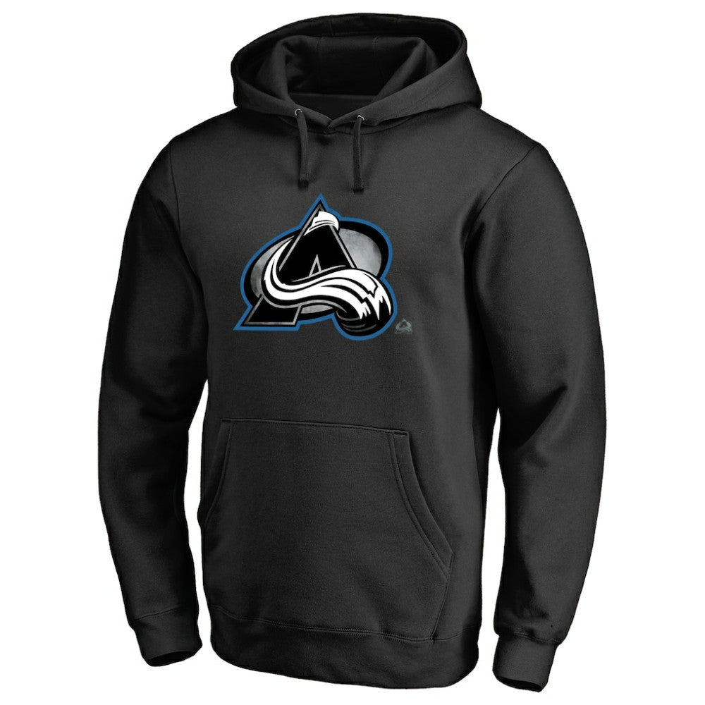 Colorado Avalanche Core Smoke Pullover Hoodie - Black | NHL Clearance