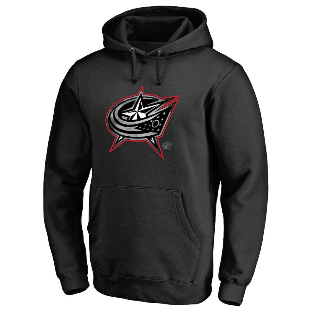 Columbus Blue Jackets Core Smoke Pullover Hoodie - Black | NHL Lifestyle