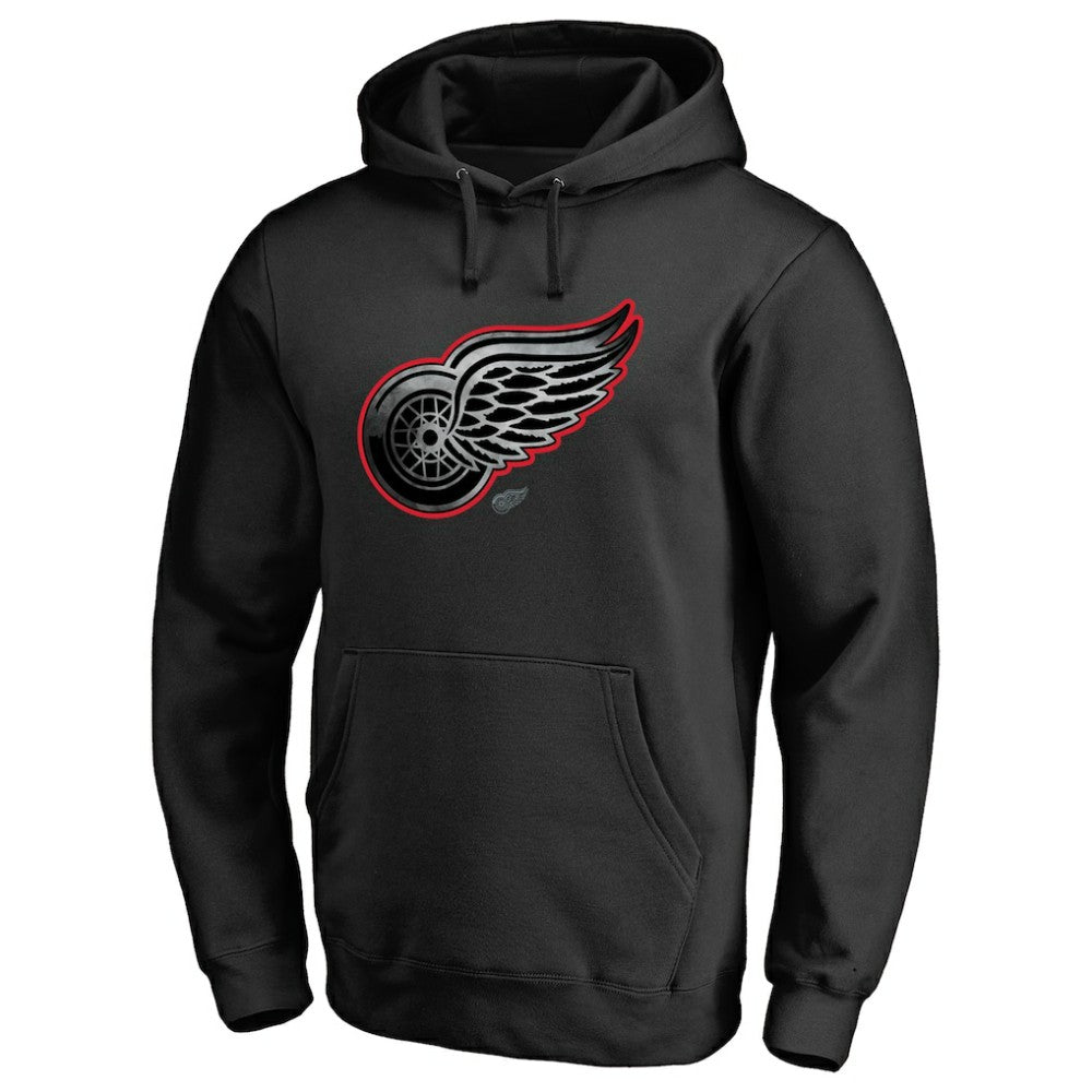 Detroit Red Wings Core Smoke Pullover Hoodie - Black | NHL discount
