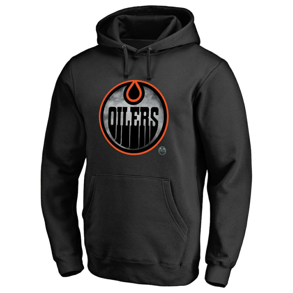 Edmonton Oilers Core Smoke Pullover Hoodie - Black | NHL on sale