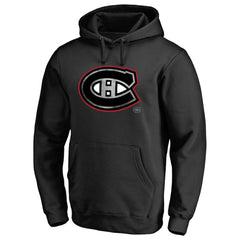 Montreal Canadiens Core Smoke Pullover Hoodie - Black | NHL Lifestyle