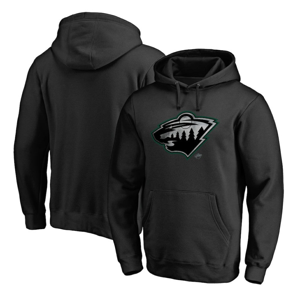 Minnesota Wild Core Smoke Pullover Hoodie - Black | NHL on sale