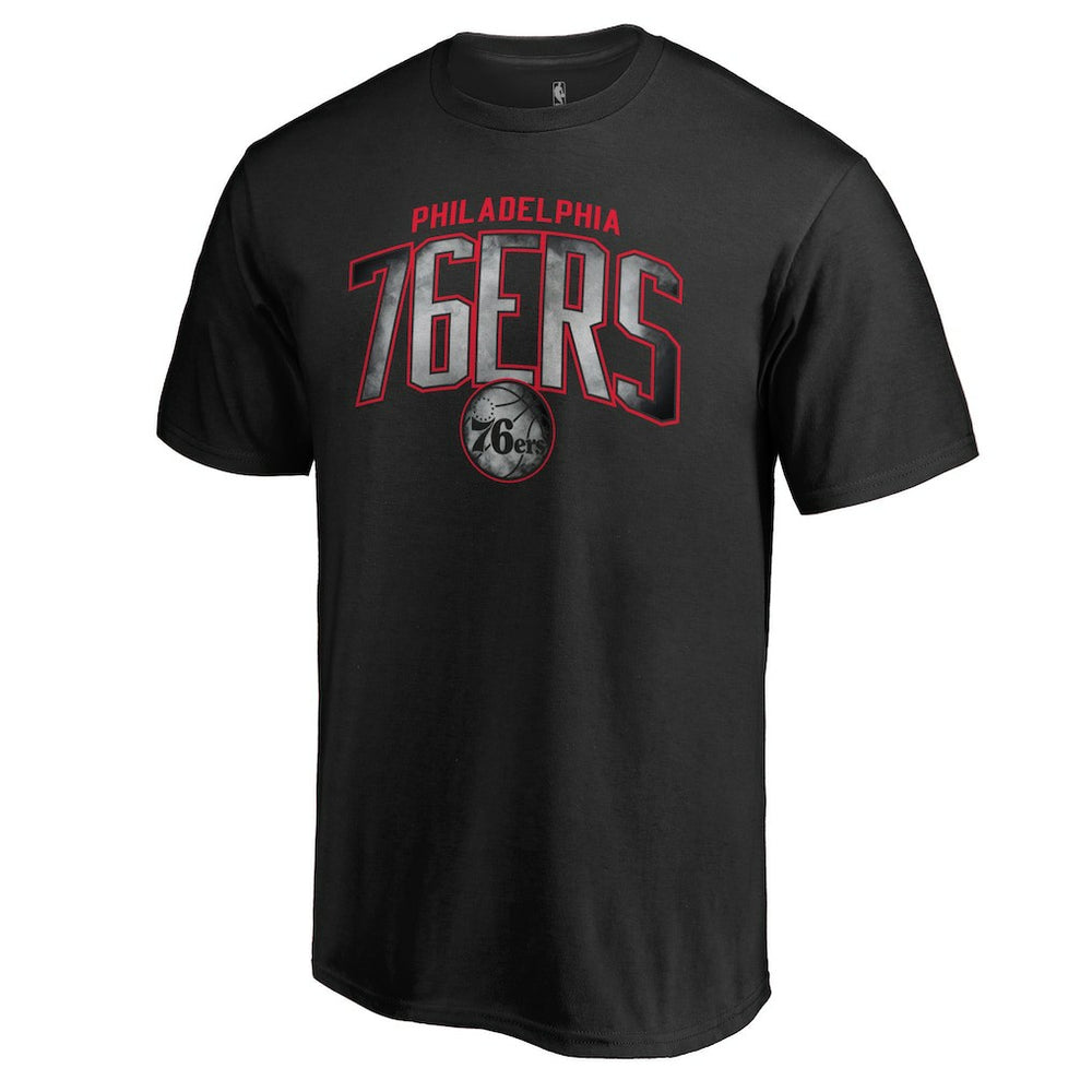 Philadelphia 76ers Arch Smoke T-Shirt Black