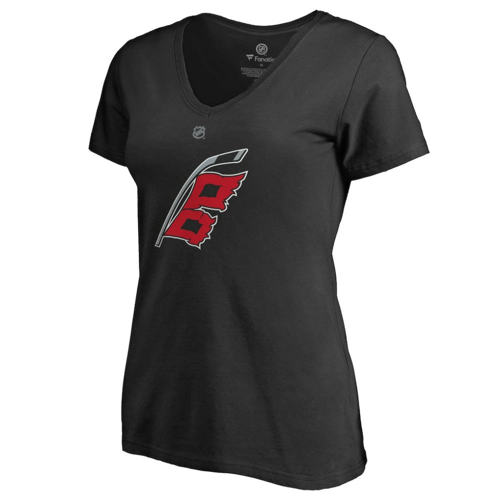 Carolina Hurricanes Women's Team Alternate V-Neck T-Shirt - Black | NHL near me
