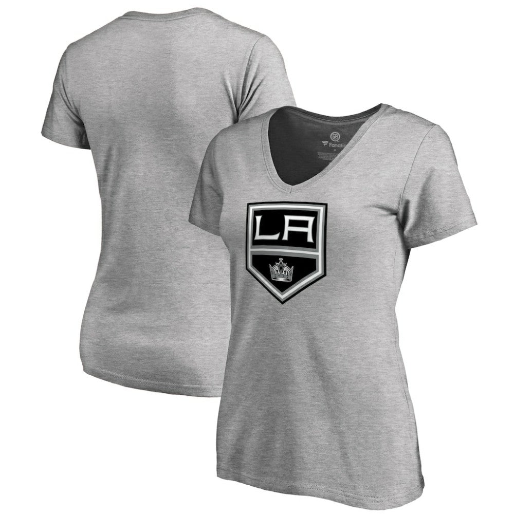 Los Angeles Kings Women's Team Alternate V-Neck T-Shirt - Heather Gray | NHL online