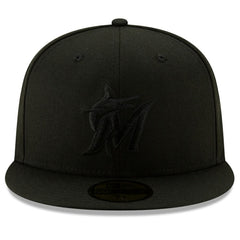 Miami Marlins New Era 2019 Black-on-Black 59FIFTY Fitted Hat Sale
