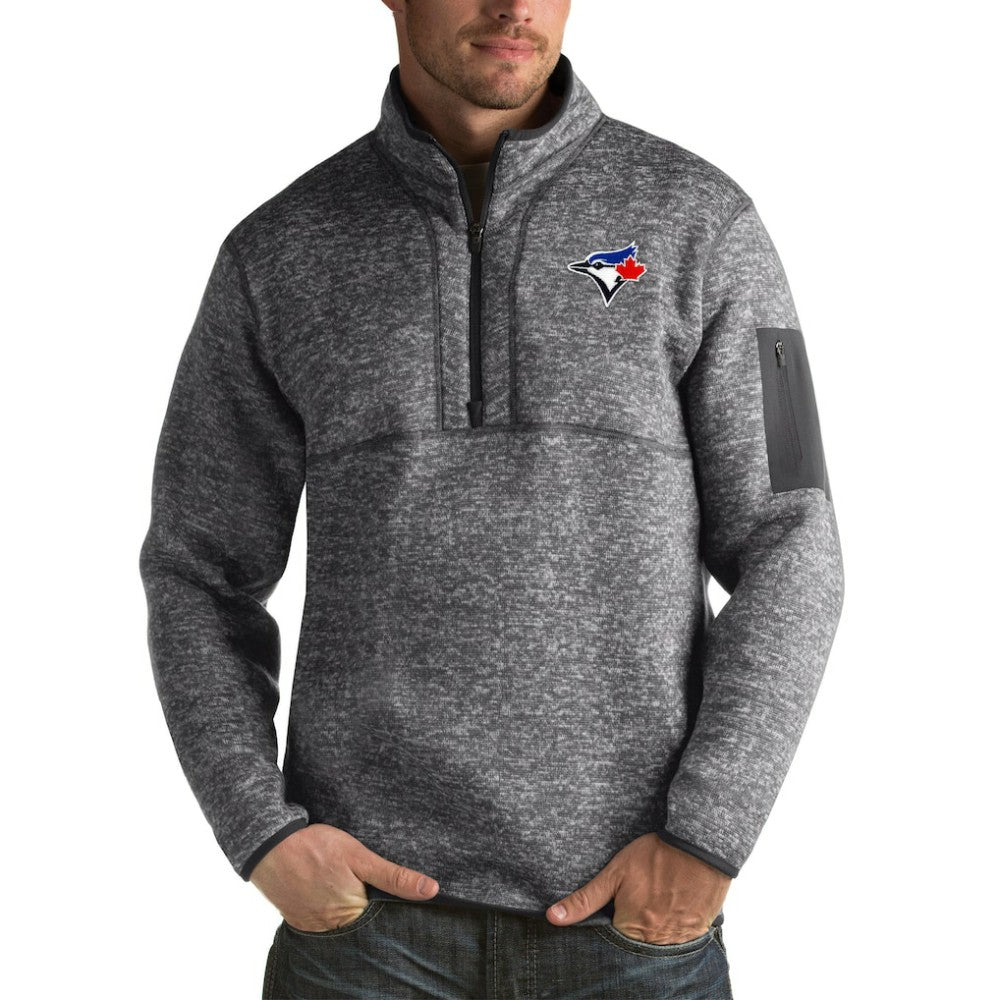 Toronto Blue Jays Antigua Fortune Big & Tall Quarter-Zip Pullover Jacket Online