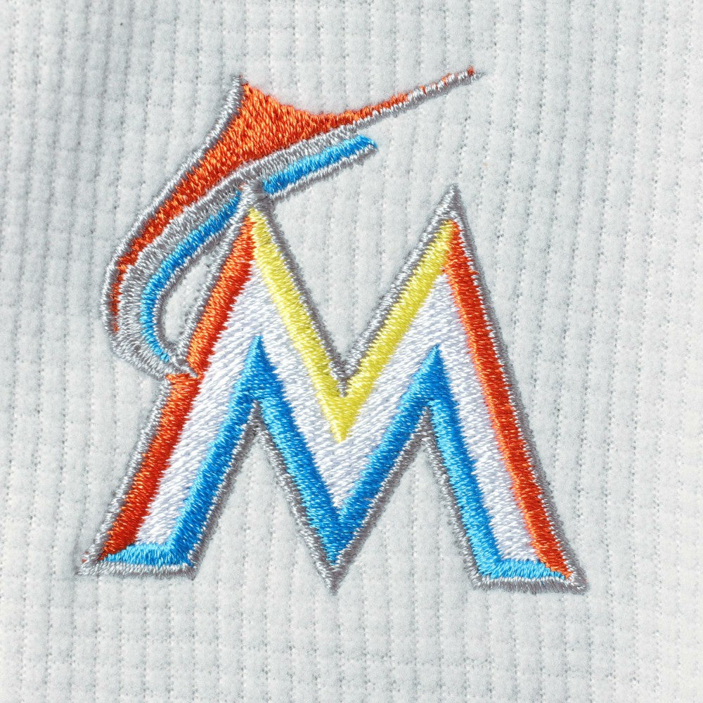Miami Marlins Vineyard Vines Women's Performance Grid Half-Zip Pullover Top Online