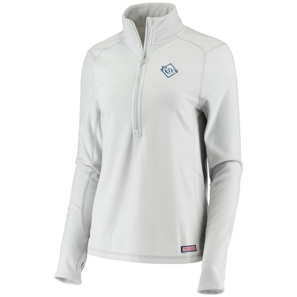 Tampa Bay Rays Vineyard Vines Women's Performance Grid Half-Zip Pullover Top Online
