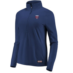 Minnesota Twins Vineyard Vines Women's Performance Grid Half-Zip Pullover Top for sale