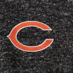 Chicago Bears Antigua Fortune Quarter-Zip Pullover Jacket - Heather Black - NFL
