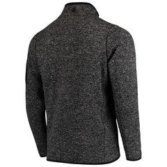 Denver Broncos Antigua Fortune Quarter-Zip Pullover Jacket - Heather Black - NFL
