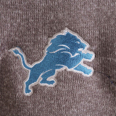 Detroit Lions Antigua Fortune Quarter-Zip Pullover Jacket - Charcoal - NFL