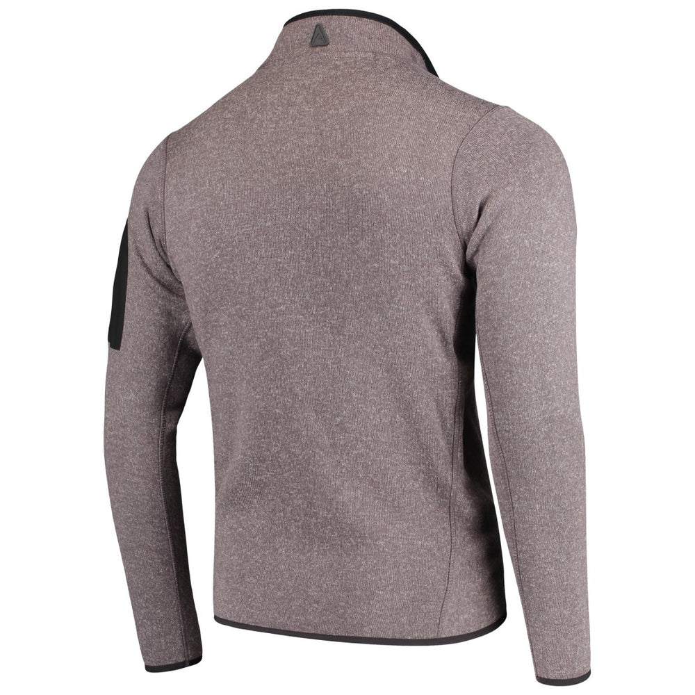 Detroit Lions Antigua Fortune Quarter-Zip Pullover Jacket - Charcoal - NFL