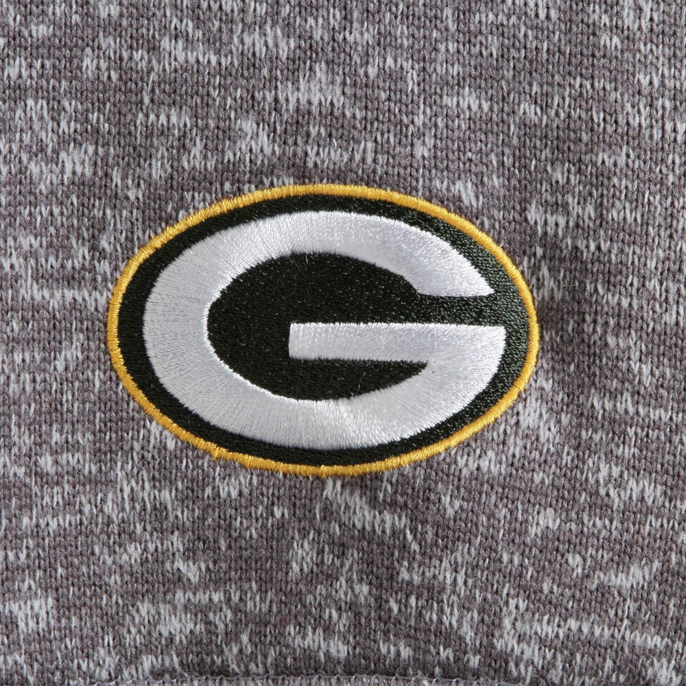 Green Bay Packers Antigua Fortune Quarter-Zip Pullover Jacket - Charcoal - NFL