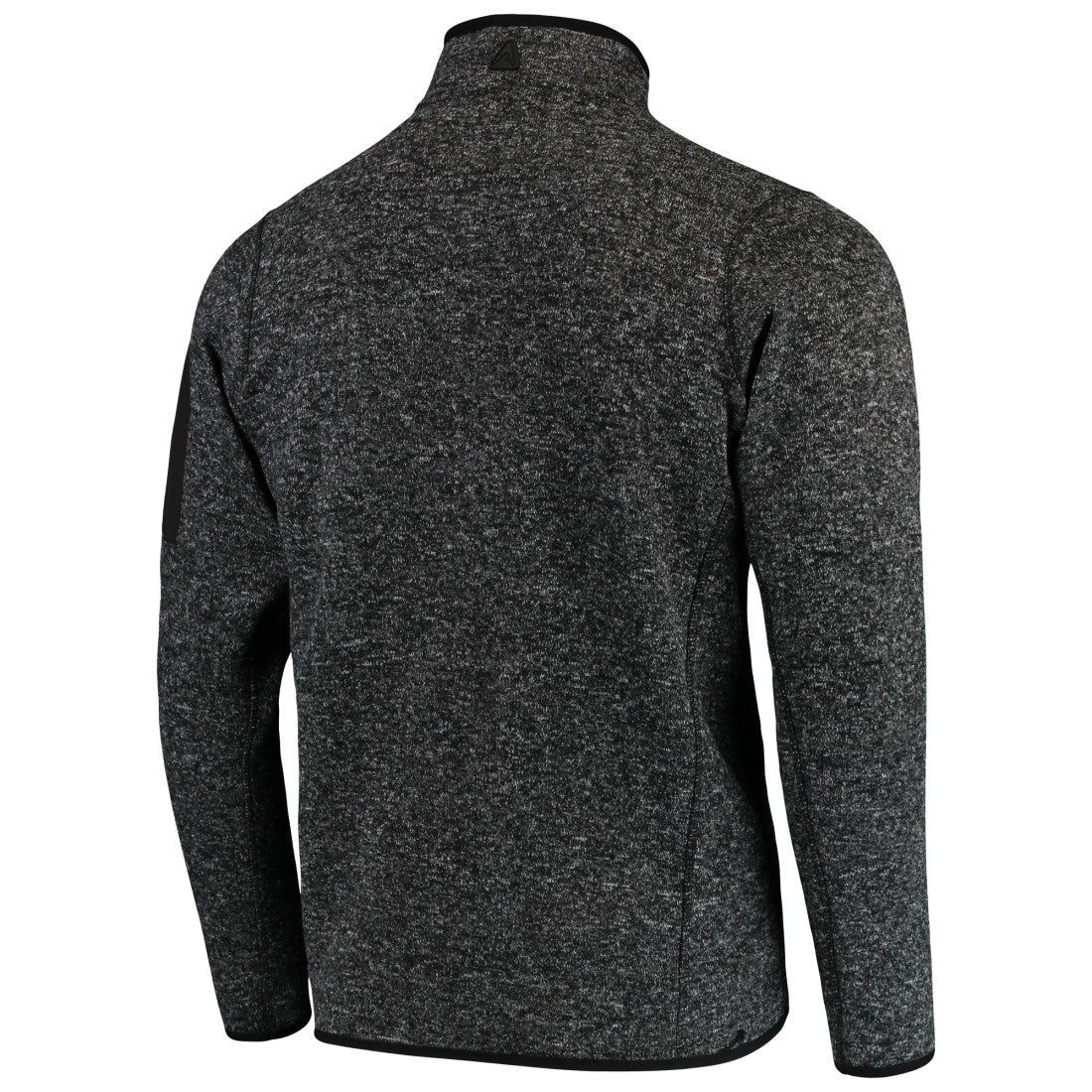 Green Bay Packers Antigua Fortune Quarter-Zip Pullover Jacket - Heather Black - NFL
