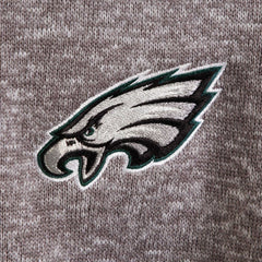 Philadelphia Eagles Antigua Fortune Quarter-Zip Pullover Jacket - Charcoal - NFL