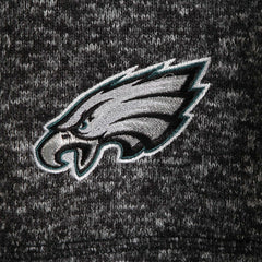 Philadelphia Eagles Antigua Fortune Quarter-Zip Pullover Jacket - Heather Black - NFL