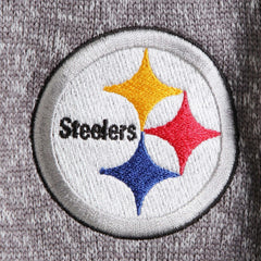 Pittsburgh Steelers Antigua Fortune Quarter-Zip Pullover Jacket - Charcoal - NFL