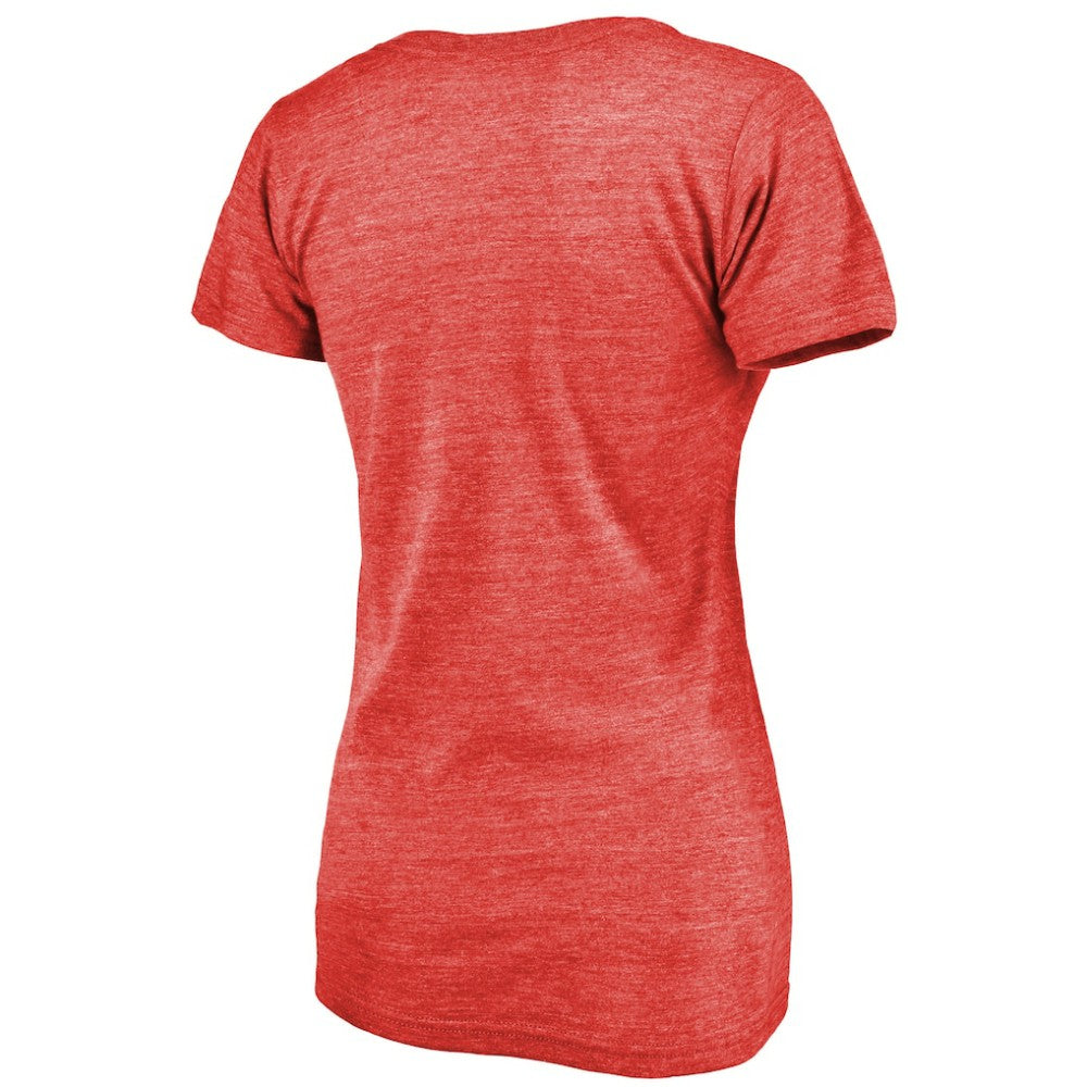 Martin Brodeur New Jersey Devils Fanatics Women's Hall of Fame V-Neck Tri-Blend T-Shirt - Red | Fanatics online