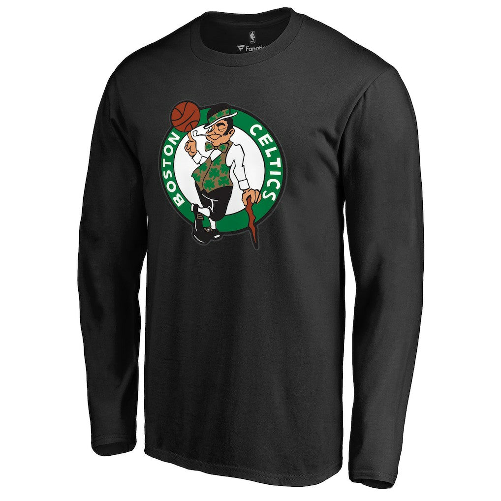 Jayson Tatum Boston Celtics Team Backer Name & Number Long Sleeve T-Shirt Black