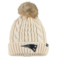 New England Patriots '47 Women's Meeko Cuffed Knit Hat - Cream - 47 brand