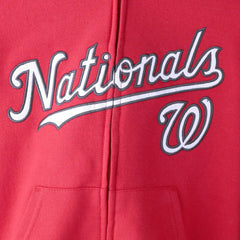 Washington Nationals Youth Team Color Wordmark Full-Zip Hoodie Online