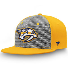 Nashville Predators Fanatics Versalux Fitted Hat - Gray/Gold | Fanatics sale