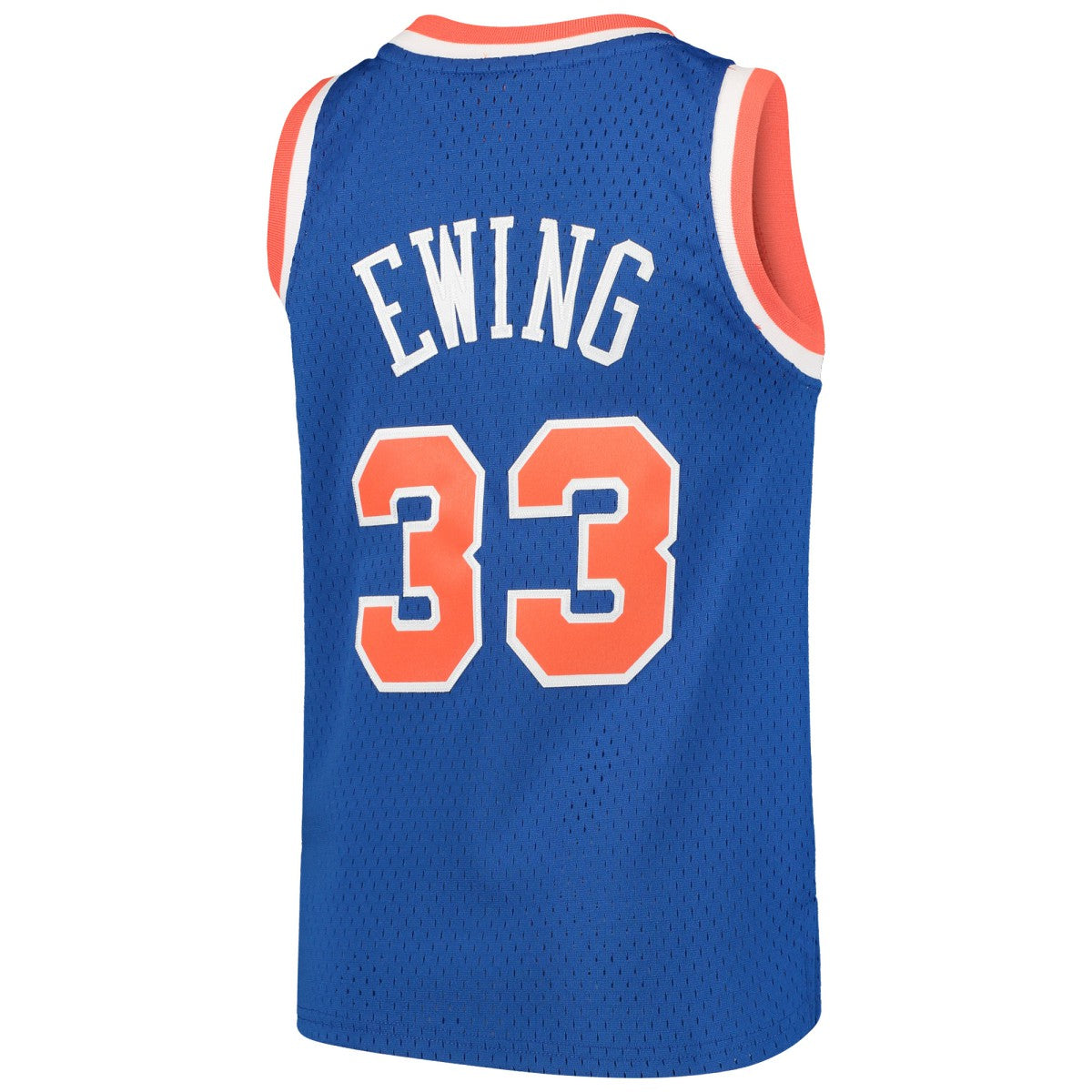 Mitchell & Ness Patrick Ewing New York Knicks Youth Hardwood Classics Swingman Throwback Jersey Blue