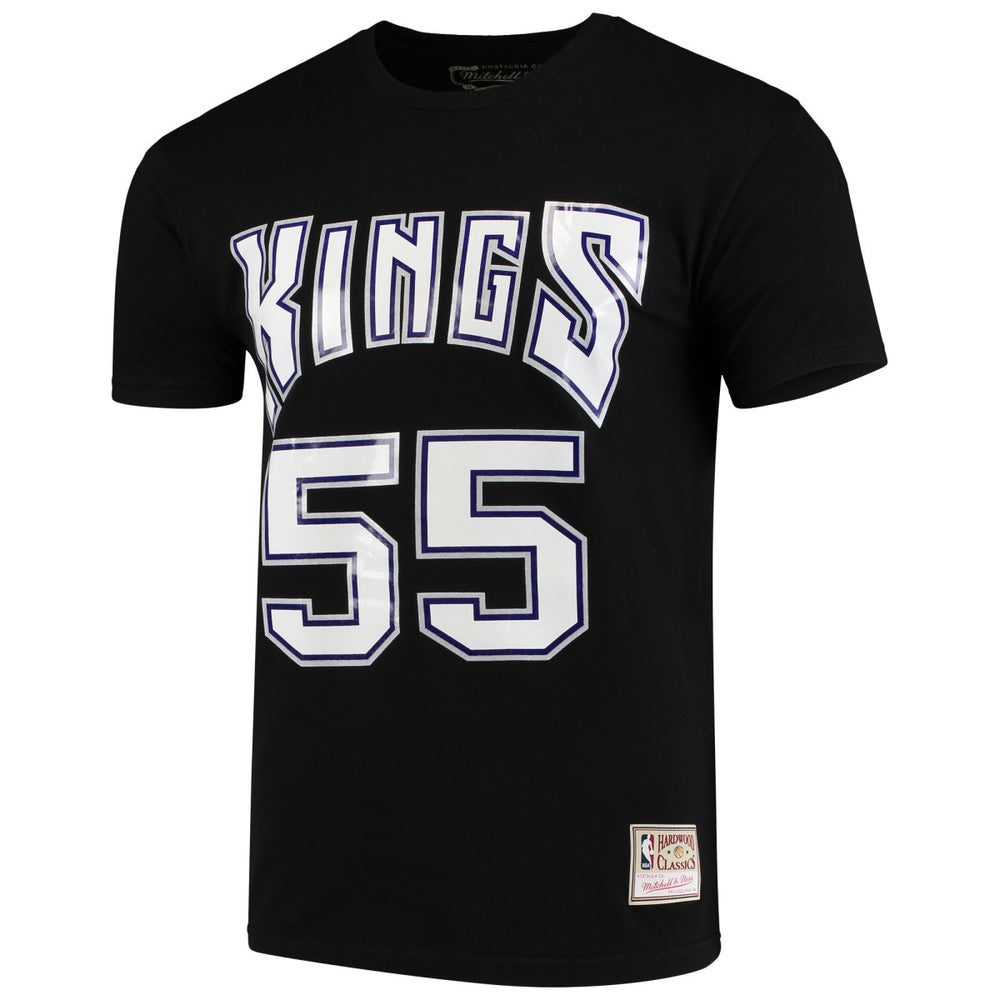Mitchell & Ness Jason Williams Sacramento Kings Hardwood Classics Team Name & Number T-Shirt Black