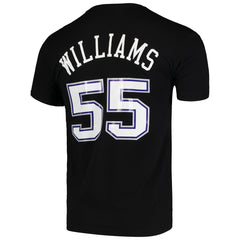 Mitchell & Ness Jason Williams Sacramento Kings Hardwood Classics Team Name & Number T-Shirt Black