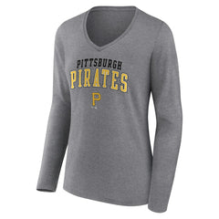 Pittsburgh Pirates Fanatics Women's Short & Long Sleeve T-Shirt Combo Pack Outlet