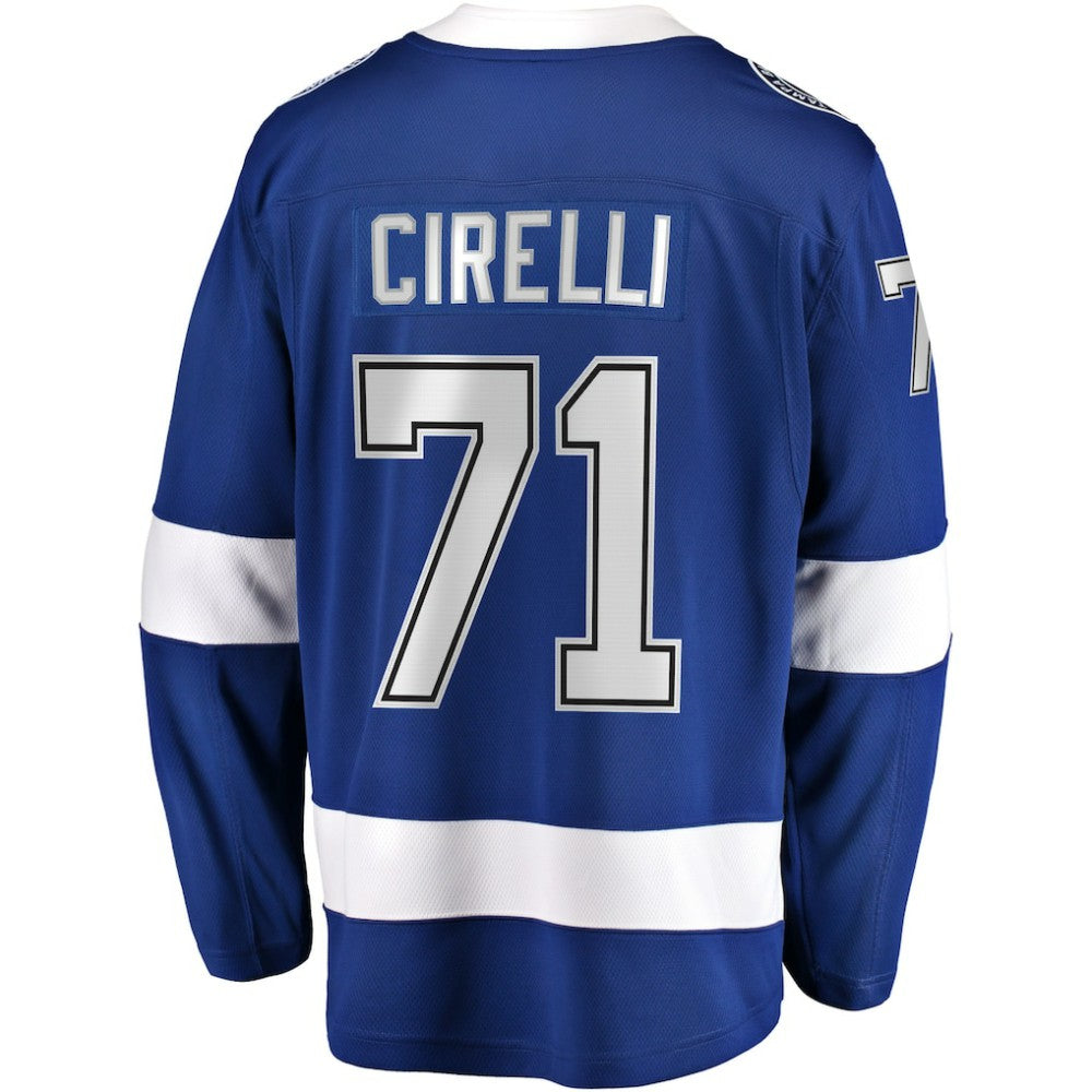 Anthony Cirelli Tampa Bay Lightning Fanatics Home Breakaway Player Jersey - Blue | Fanatics on sale