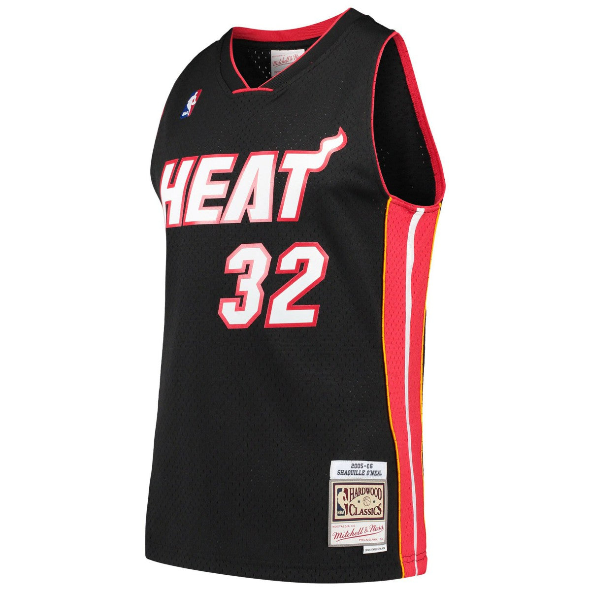 Mitchell & Ness Shaquille O'Neal Miami Heat Hardwood Classics Swingman Jersey Black