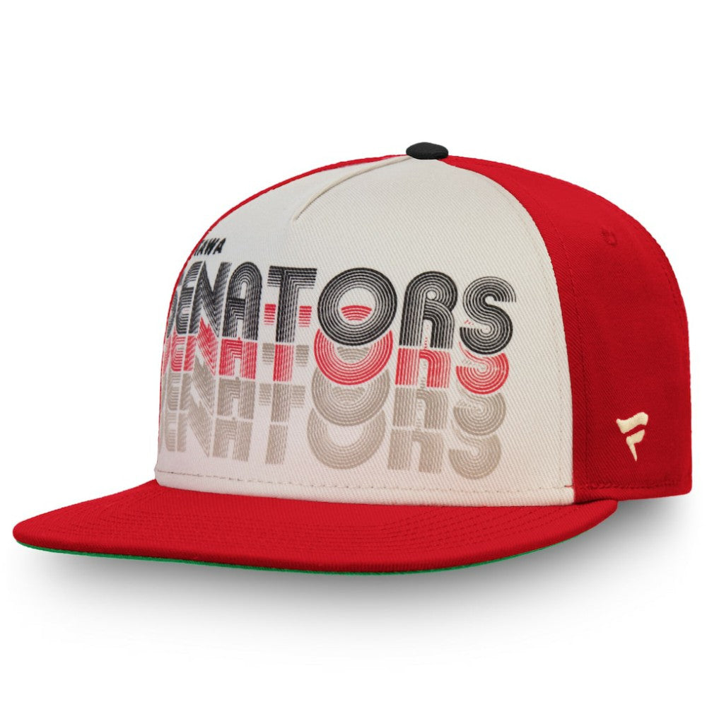 Ottawa Senators Fanatics True Classic Snapback Hat - Cream/Red | Fanatics near me