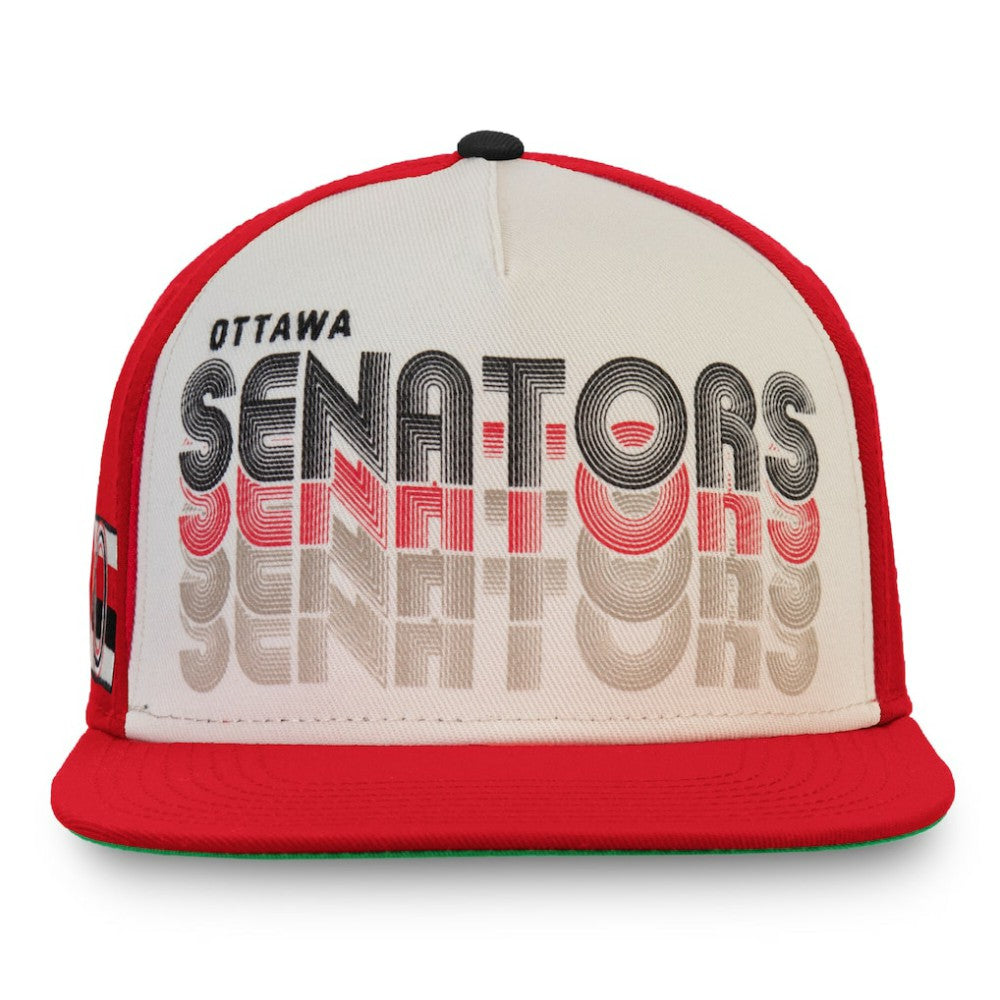 Ottawa Senators Fanatics True Classic Snapback Hat - Cream/Red | Fanatics near me