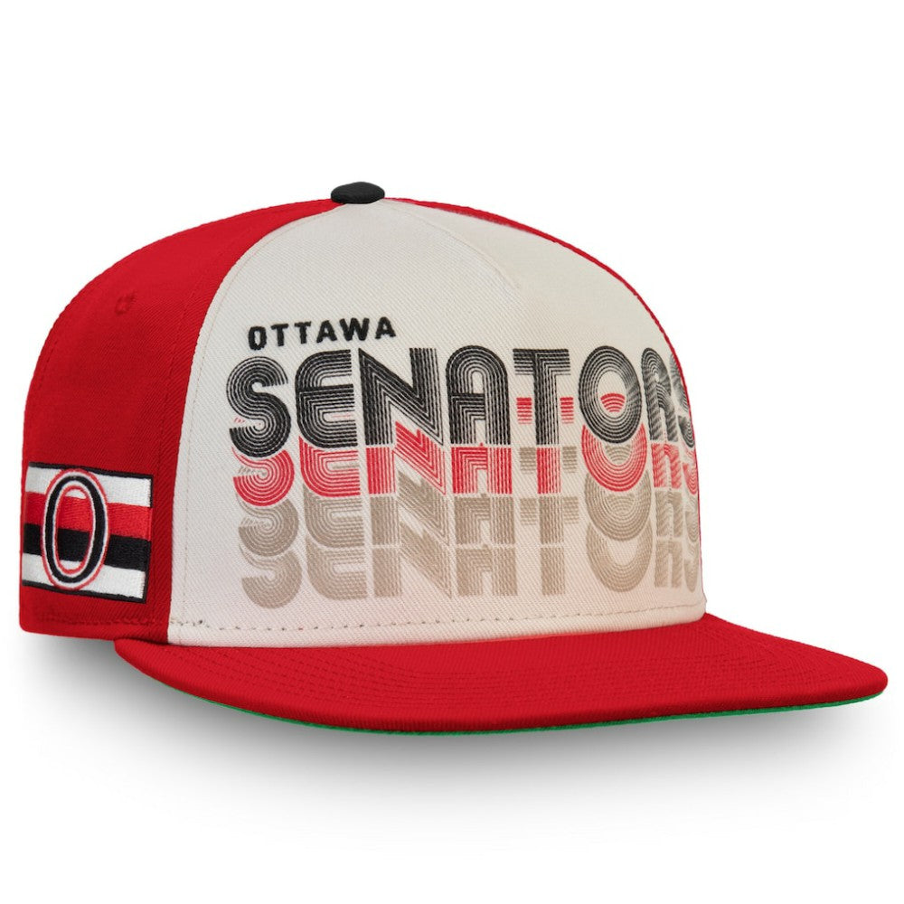 Ottawa Senators Fanatics True Classic Snapback Hat - Cream/Red | Fanatics near me