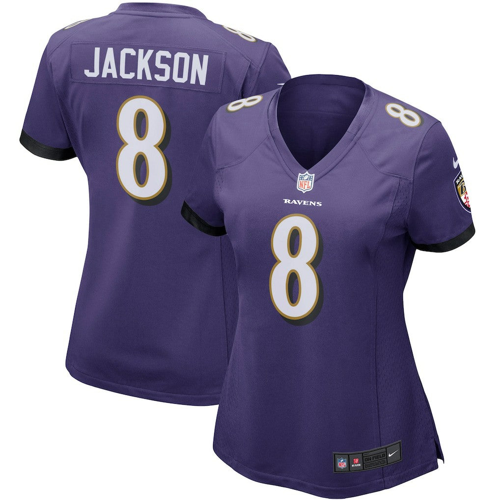 Lamar Jackson Baltimore Ravens Women's Game Player Jersey - Purple - Nike