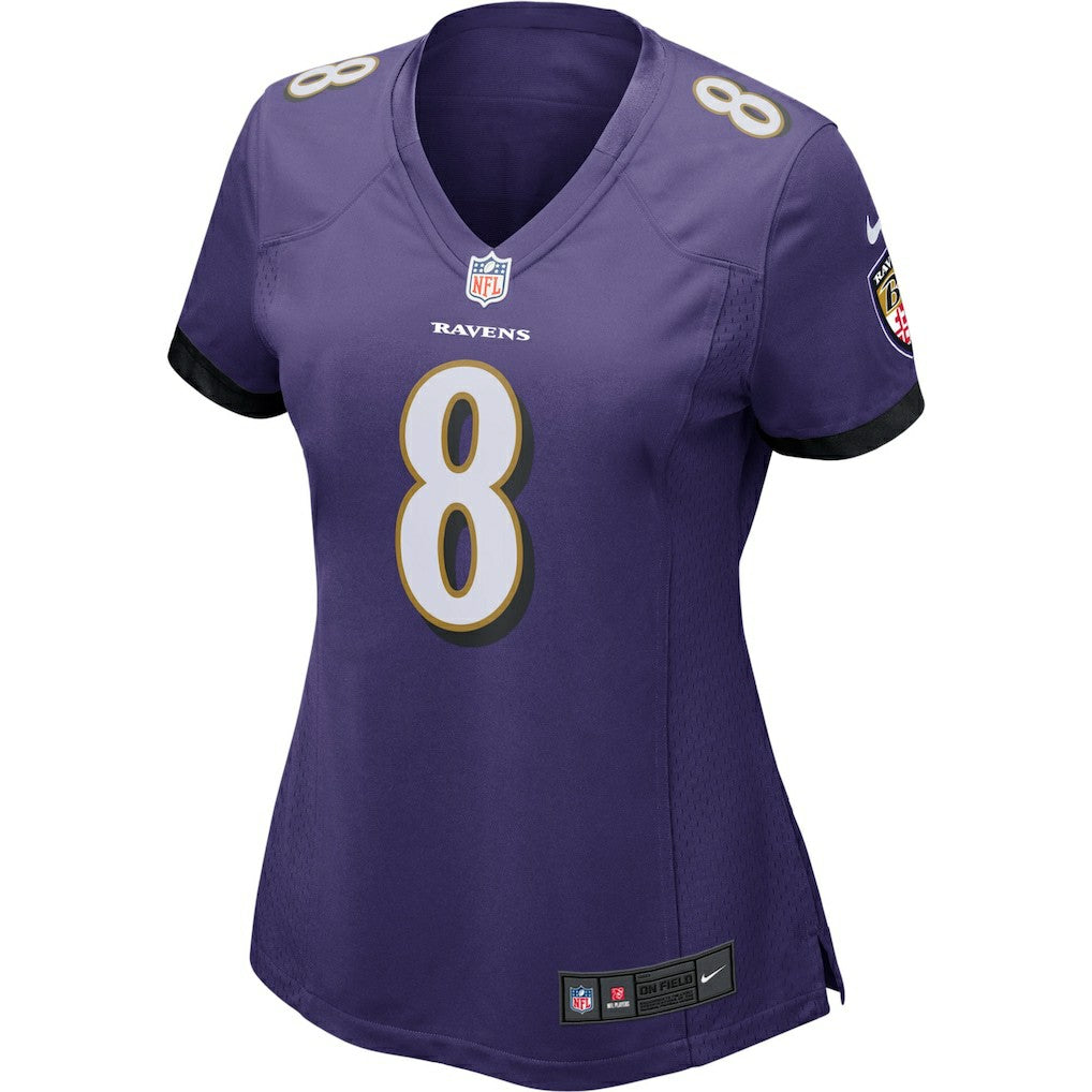 Lamar Jackson Baltimore Ravens Women's Game Player Jersey - Purple - Nike