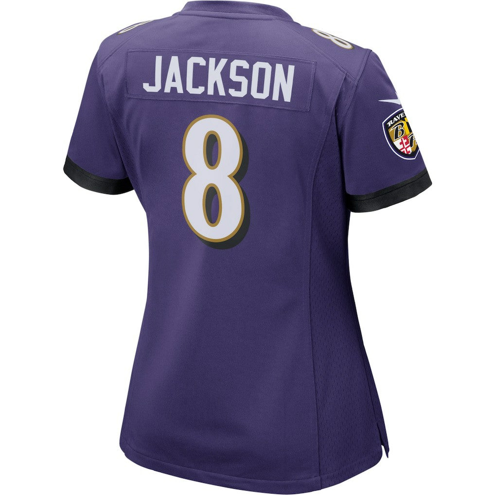 Lamar Jackson Baltimore Ravens Women's Game Player Jersey - Purple - Nike